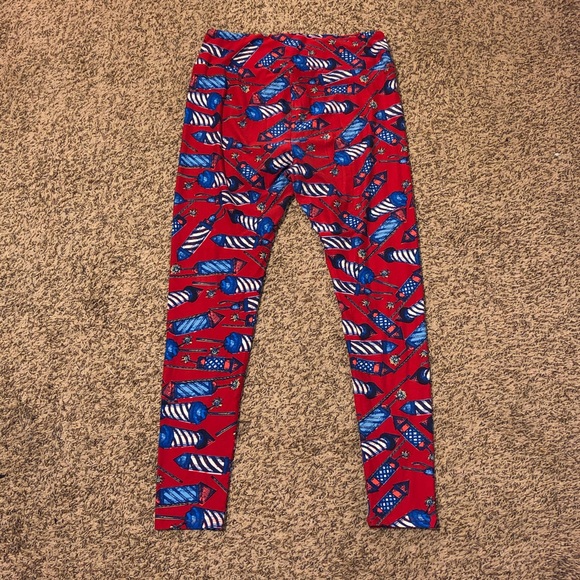 LulA-MERICA! 3 Tall n Curvy Lularoe Leggings! - Picture 7 of 12